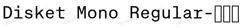 Disket Mono Regular字体转换